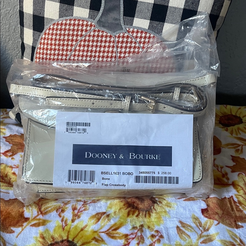 Dooney & Bourke Bone Flap Crossbody Bag